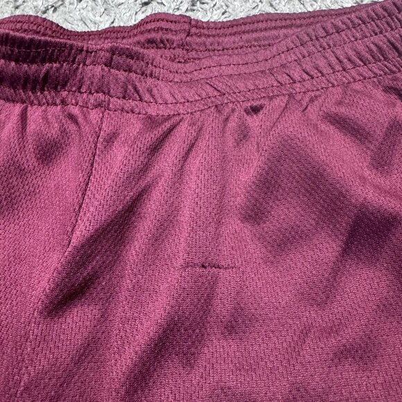 Real Essentials Shorts Mens XL Red Burgundy 6'' Inseam Drawstring Pockets Casual - Picture 6 of 13